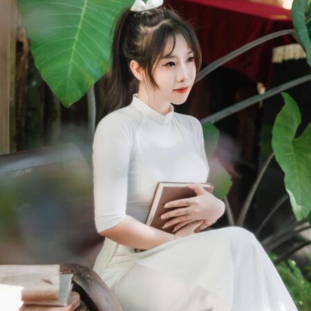 Album ảnh áo dài Cafe - Thúy Kiều