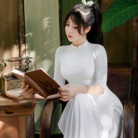 Album ảnh áo dài Cafe - Thúy Kiều