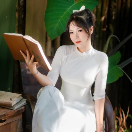 Album ảnh áo dài Cafe - Thúy Kiều