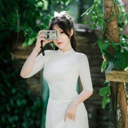 Album ảnh áo dài Cafe - Thúy Kiều