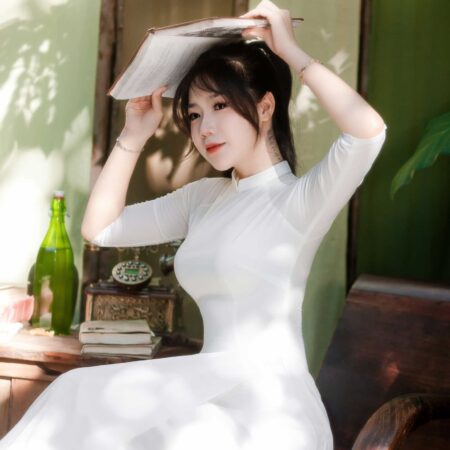 Album ảnh áo dài Cafe - Thúy Kiều